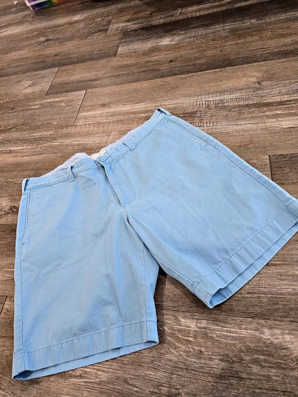 J.Crew 9" chino short Cotton Bermuda Shorts Blue Size 38